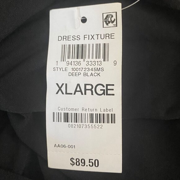 INC International Concepts Tie-Waist V-Neck Jumpsuit Black Women's Size XL New - Picture 12 of 13